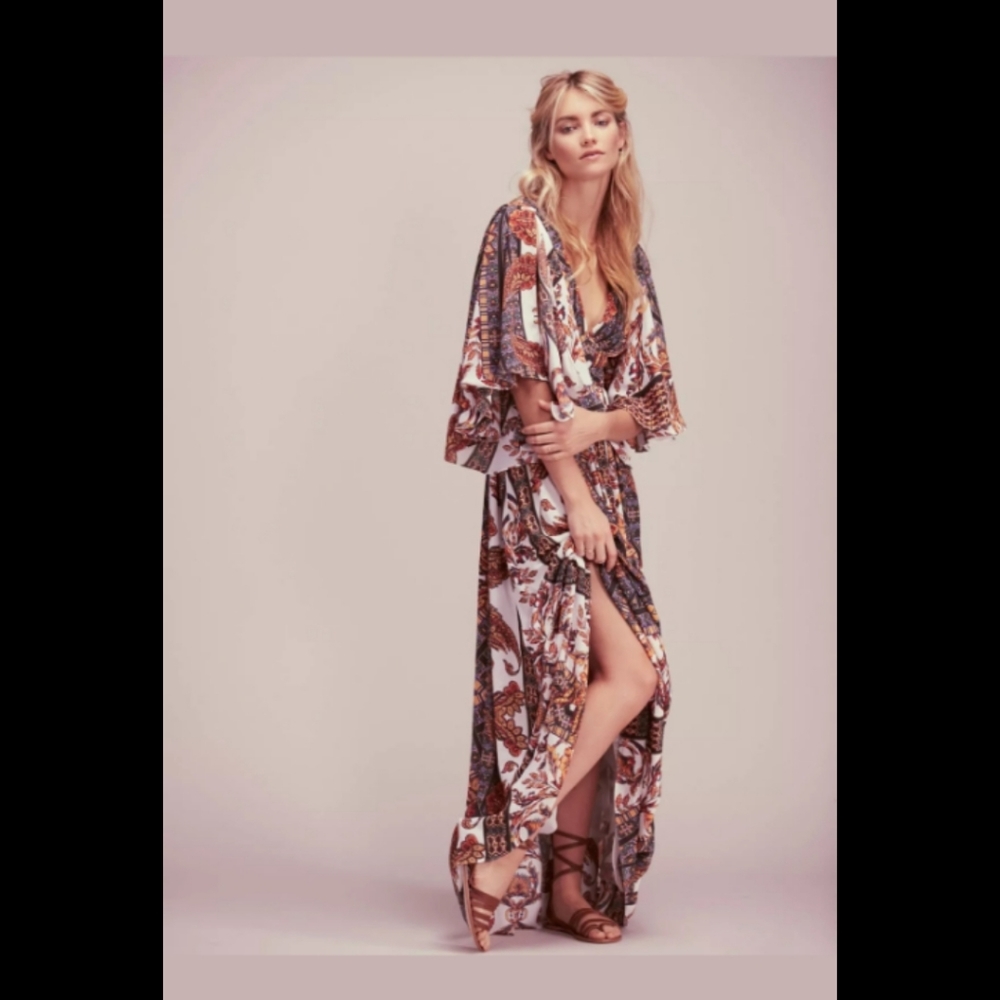 Free People Multicolor Maxi Dress